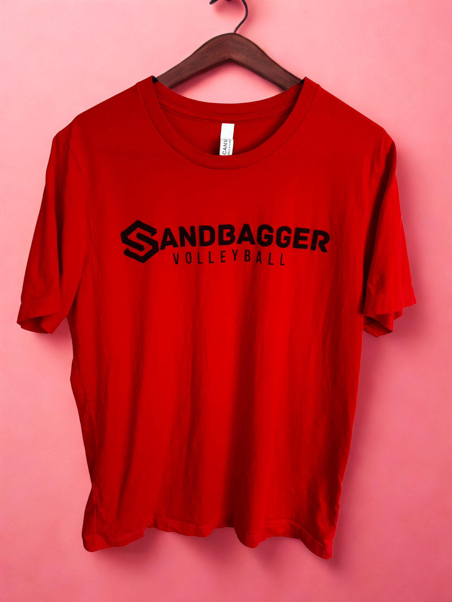 Red Sandbagger Volleyball Tee