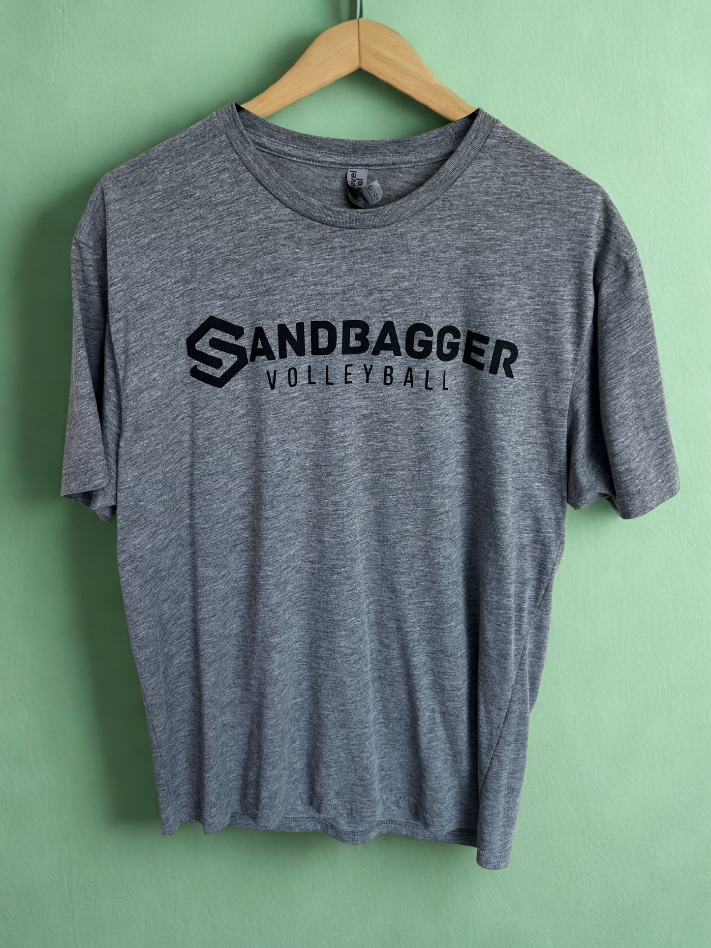 Grey Sandbagger Volleyball Tee